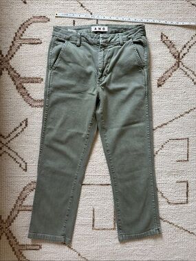 Amo Denim Easy Trouser in Tea Leaf